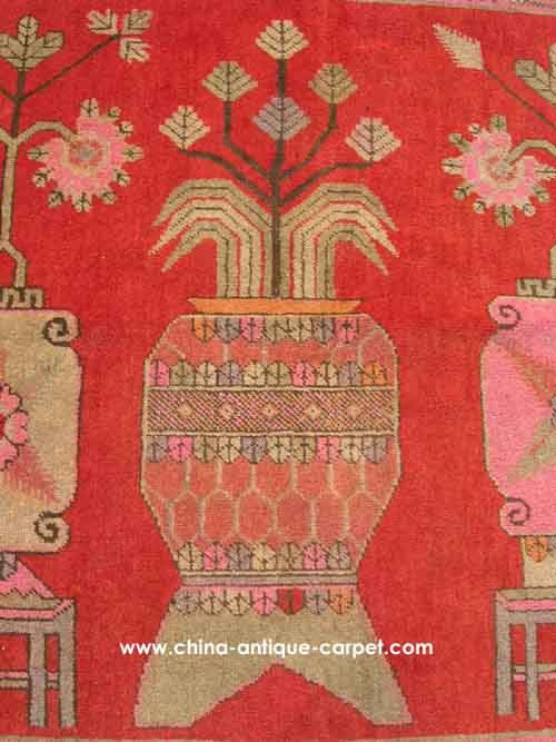 xinjiang antique rug