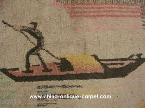 xinjiang antique rug