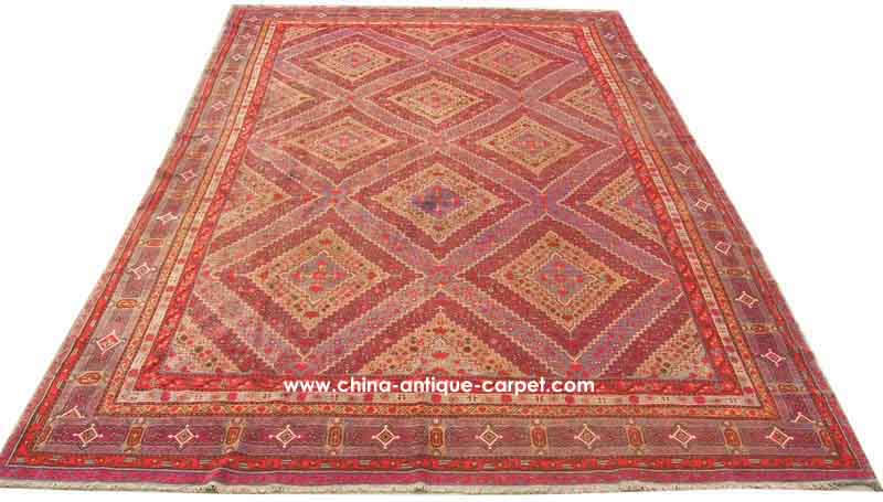 xinjiang antique rug