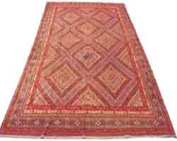 xinjiang antique rug