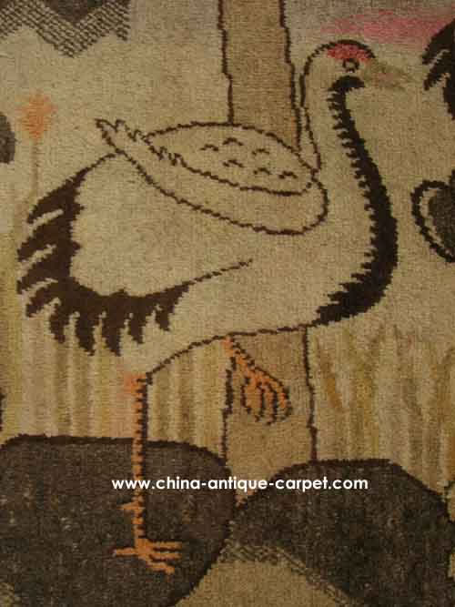 xinjiang antique rug