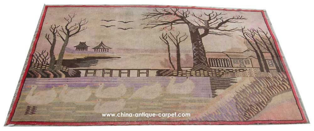 xinjiang antique rug