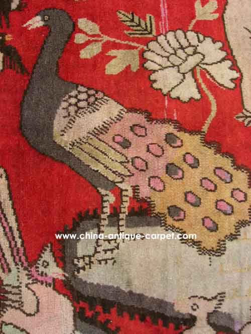 xinjiang antique rug