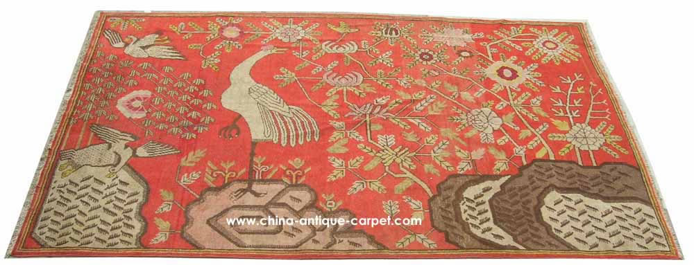 xinjiang antique rug
