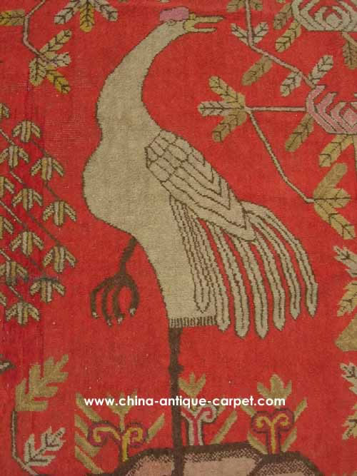 xinjiang antique rug