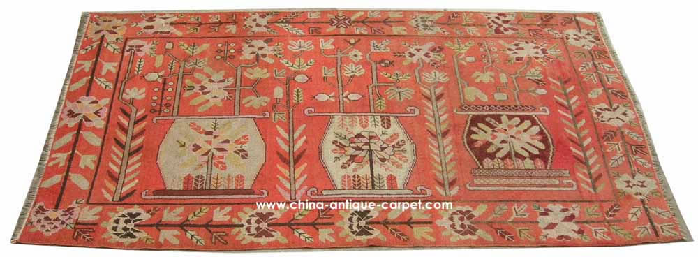 xinjiang antique rug
