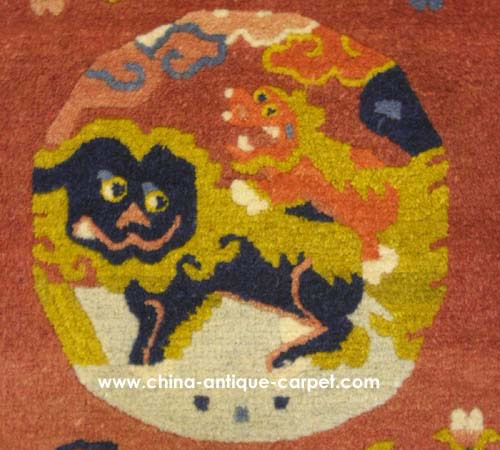 ningxia antique rug