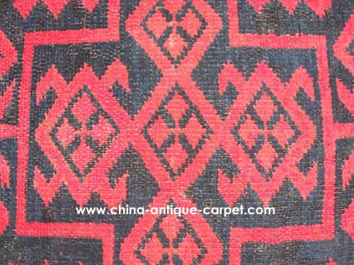 xinjiang antique rug