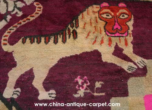 inner-mongolia antique rug