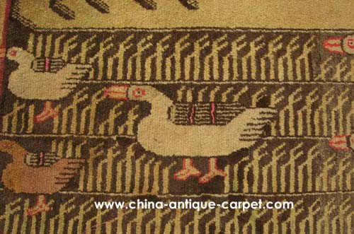 xinjiang antique rug