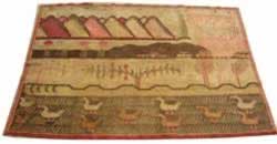 xinjiang antique rug
