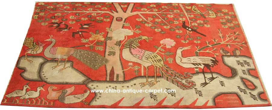 xinjiang antique rug