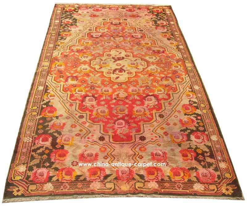 xinjiang antique rug