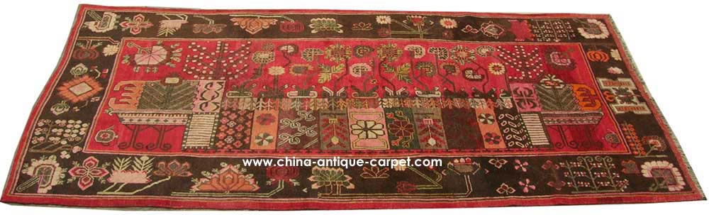 xinjiang antique rug