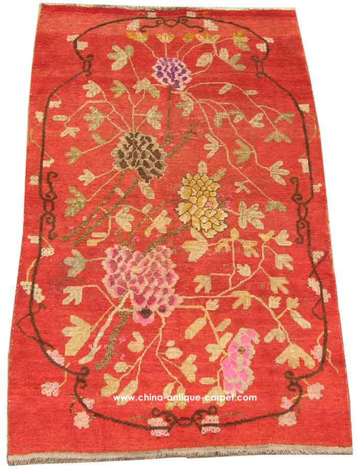 xinjiang antique rug