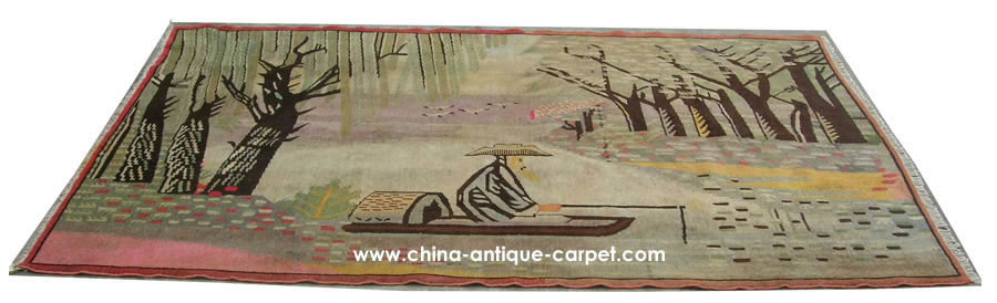 xinjiang antique rug