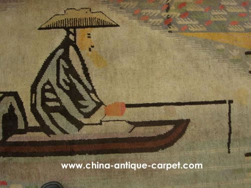 xinjiang antique rug