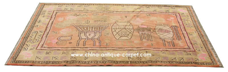 xinjiang antique rug