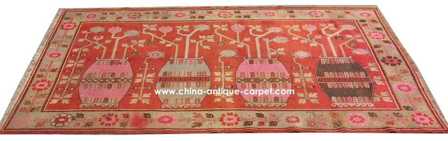 xinjiang antique rug
