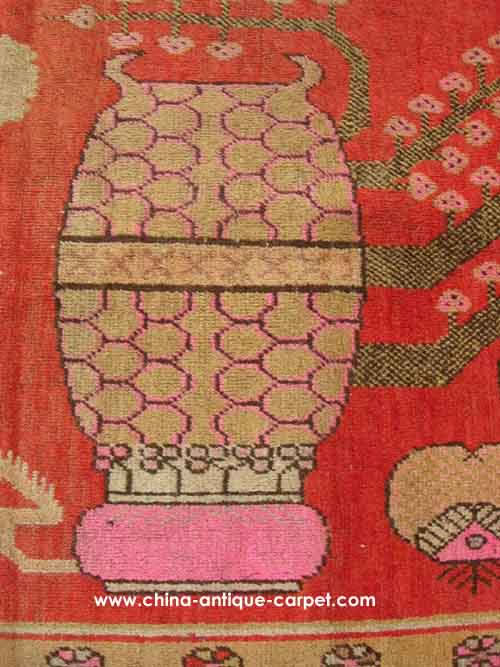 xinjiang antique rug