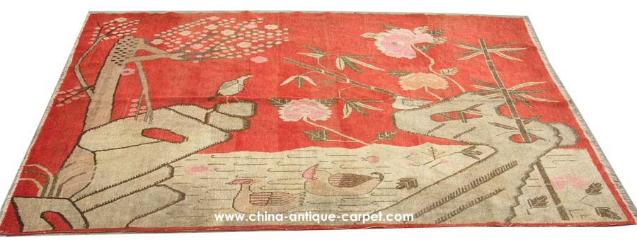 xinjiang antique rug