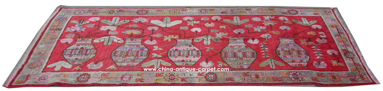 xinjiang antique rug