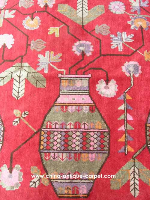 xinjiang antique rug