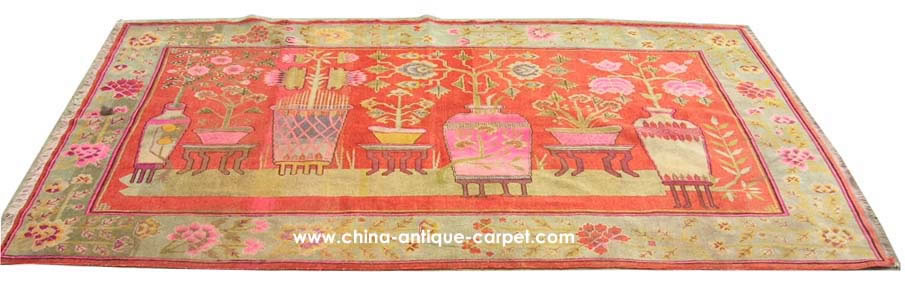 xinjiang antique rug