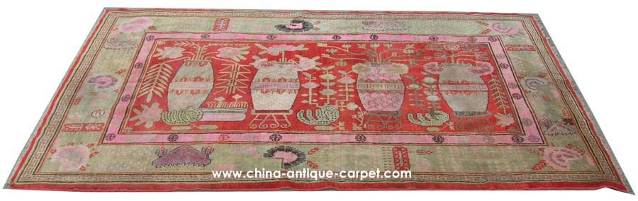 xinjiang antique rug