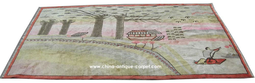 xinjiang antique rug