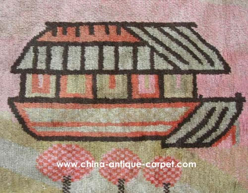 xinjiang antique rug