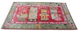 xinjiang antique rug