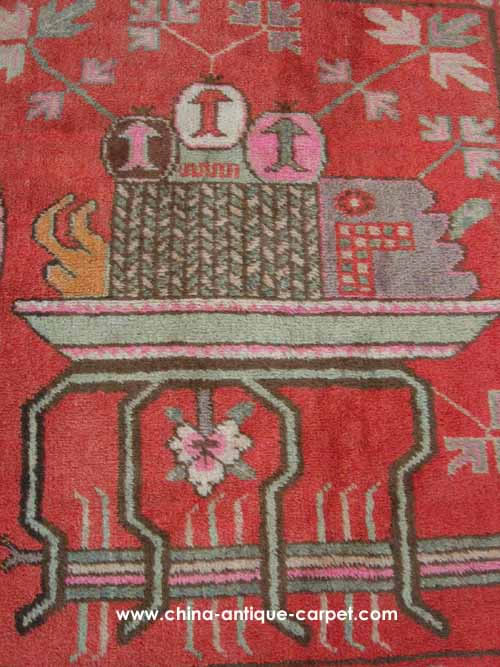 xinjiang antique rug