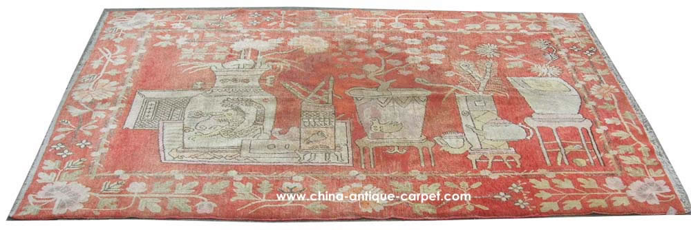 xinjiang antique rug