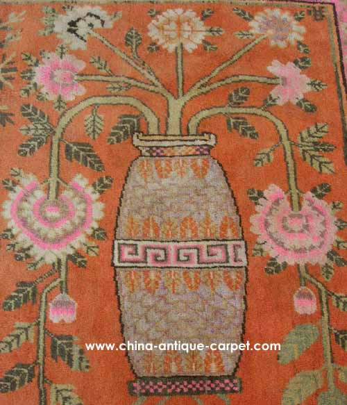 xinjiang antique rug