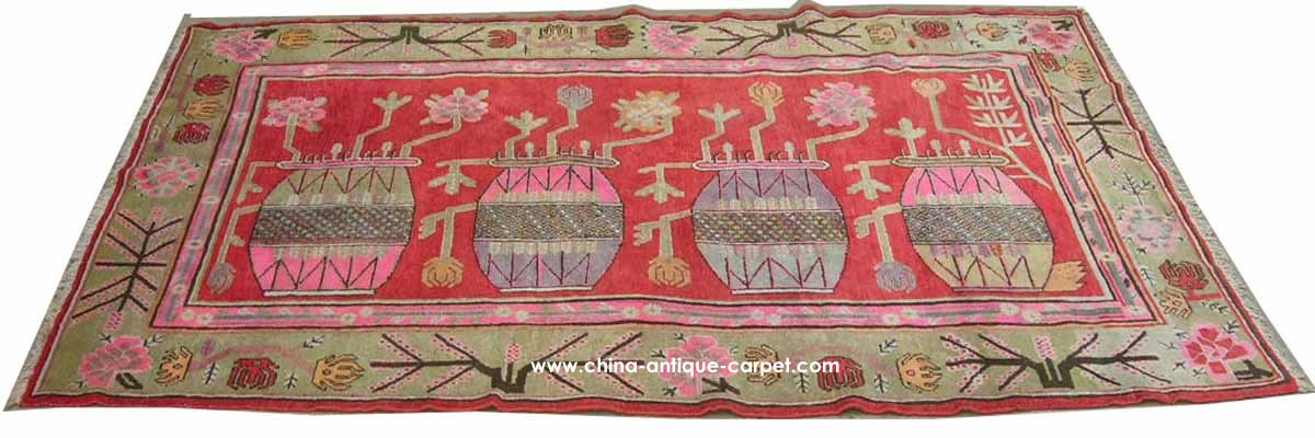 xinjiang antique rug