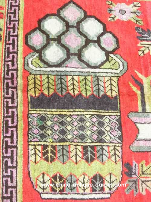 xinjiang antique rug