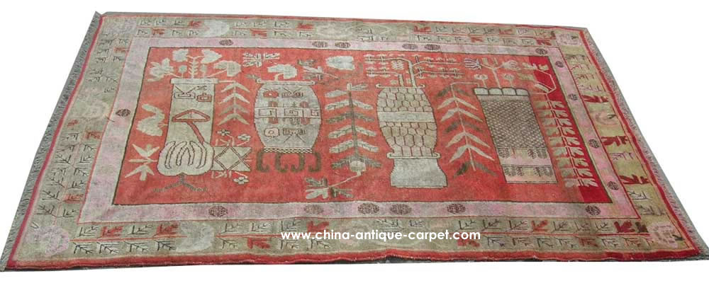 xinjiang antique carpet