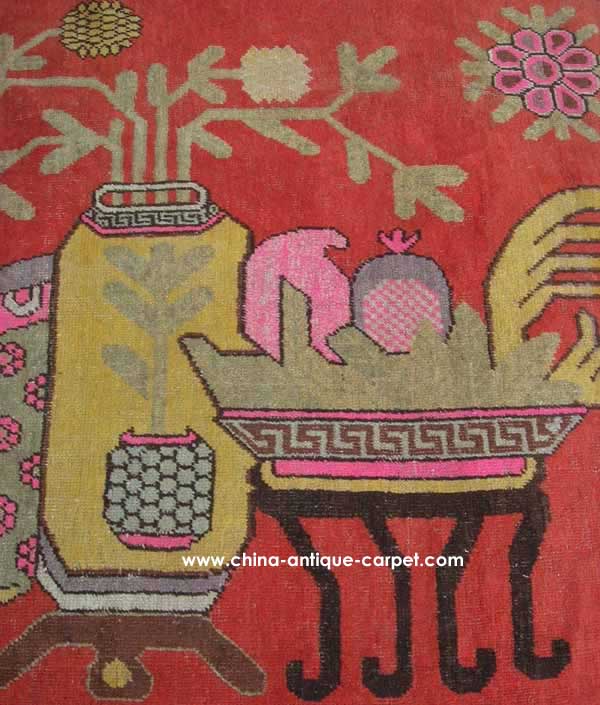 xinjiang antique carpet