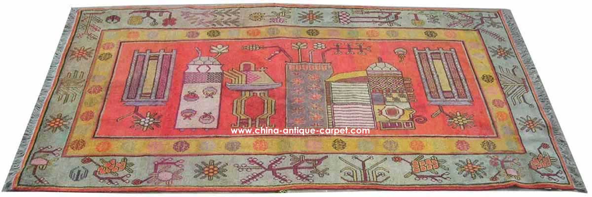 xinjiang antique carpet