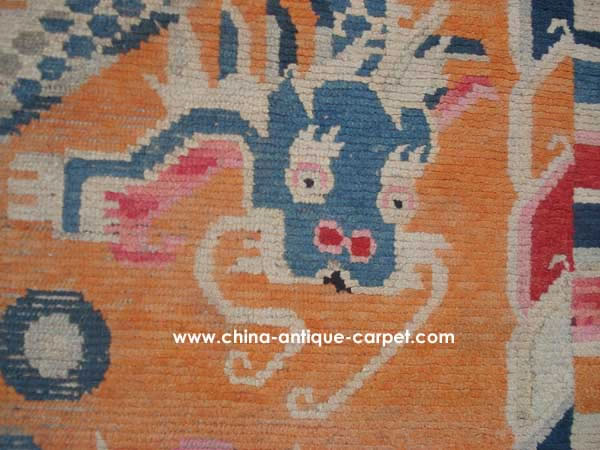 tibetan antique carpet