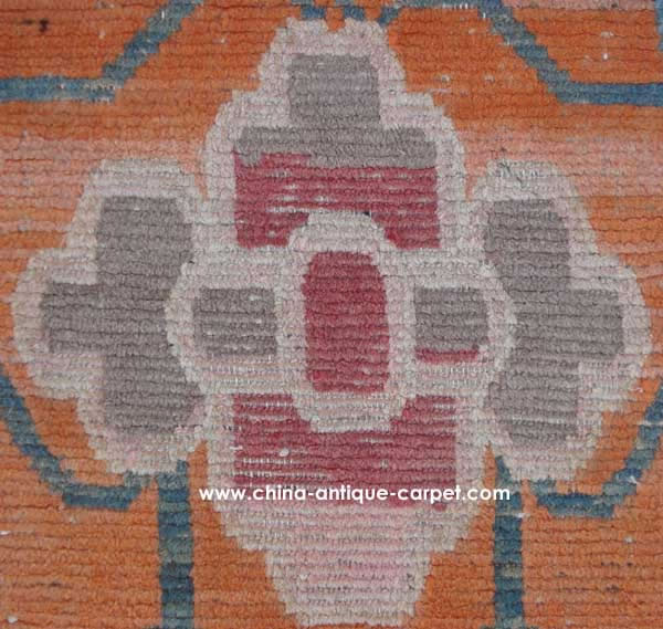 tibetan antique carpet