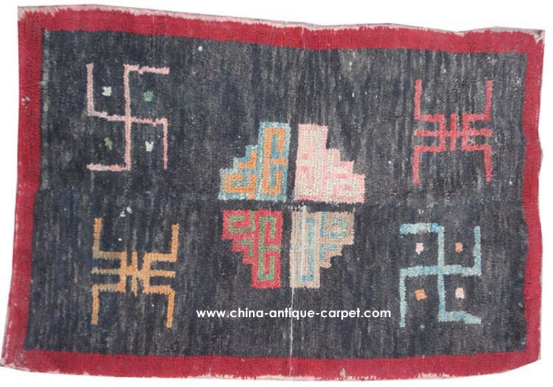 tibetan antique carpet