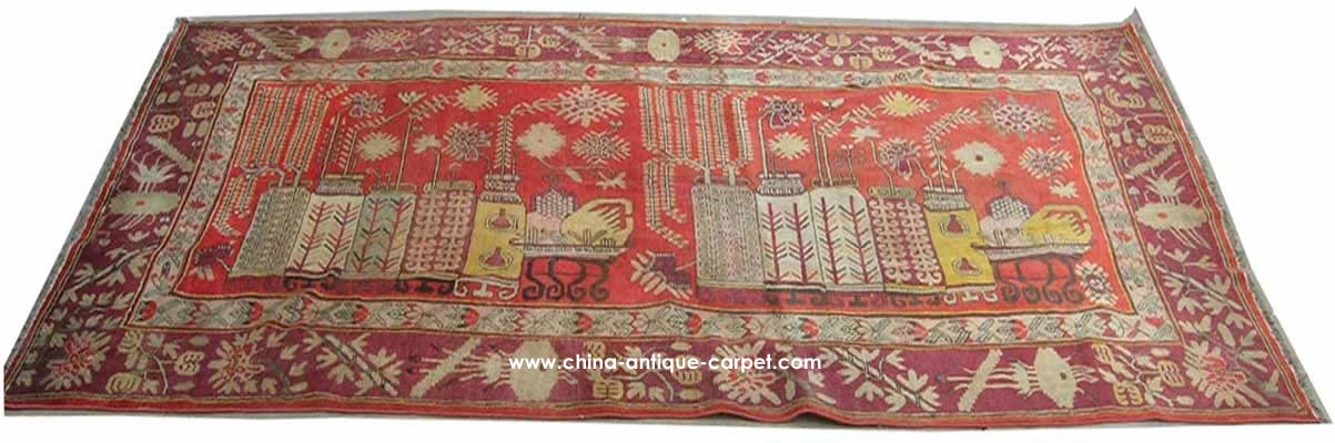 xinjiang antique carpet