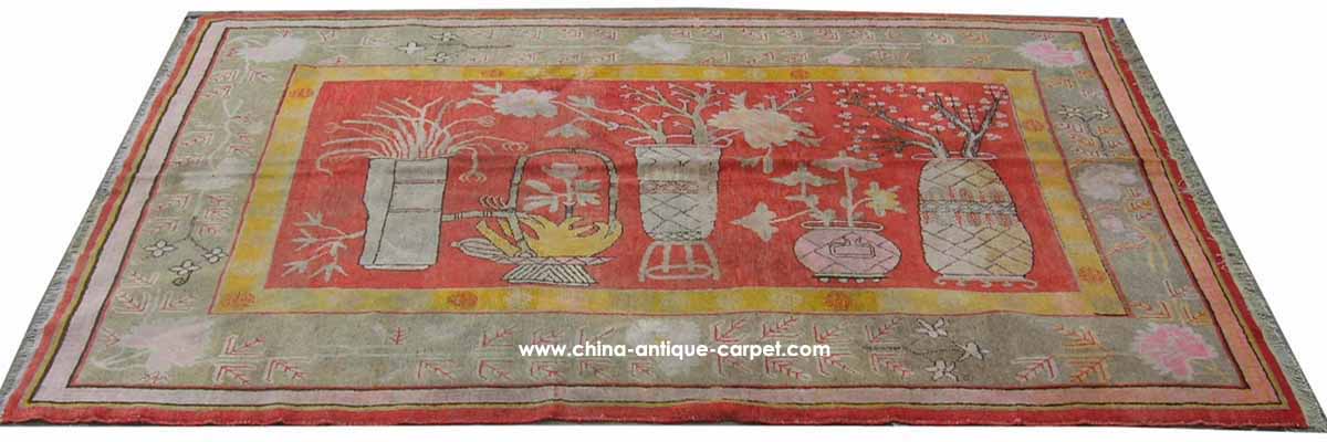 xinjiang antique rug