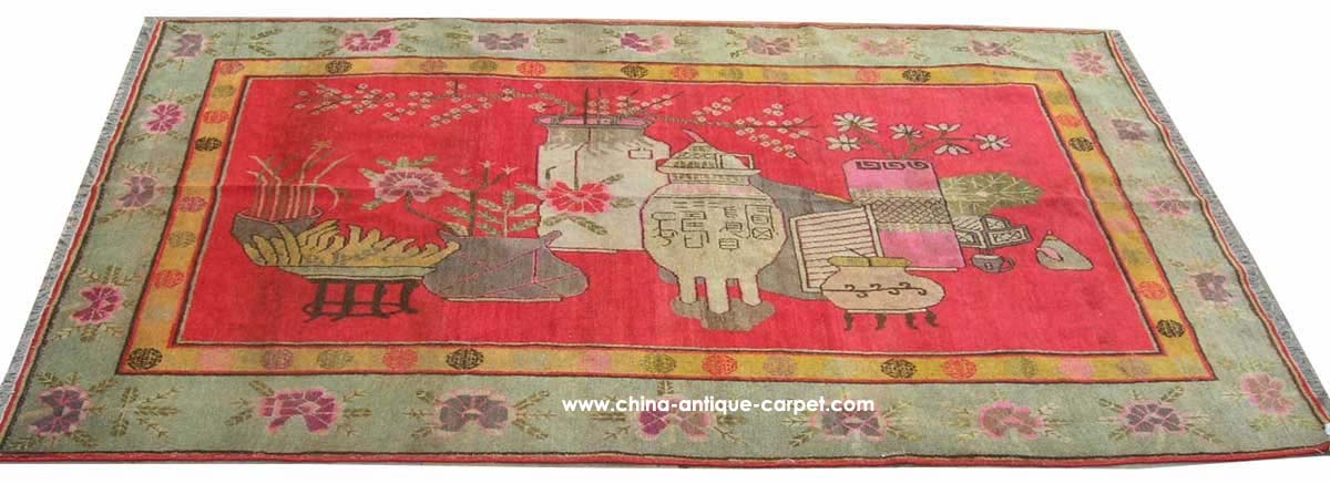 xinjiang antique rug