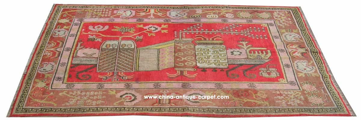 xinjiang antique rug