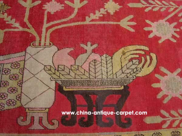 xinjiang antique rug