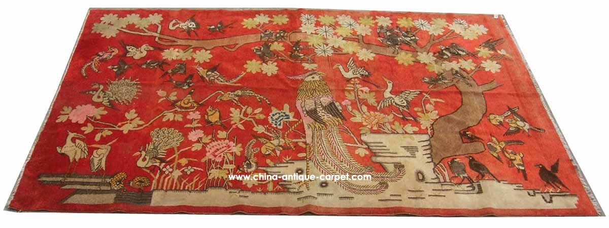 xinjiang antique rug