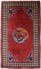 inner-mongolia antique rug